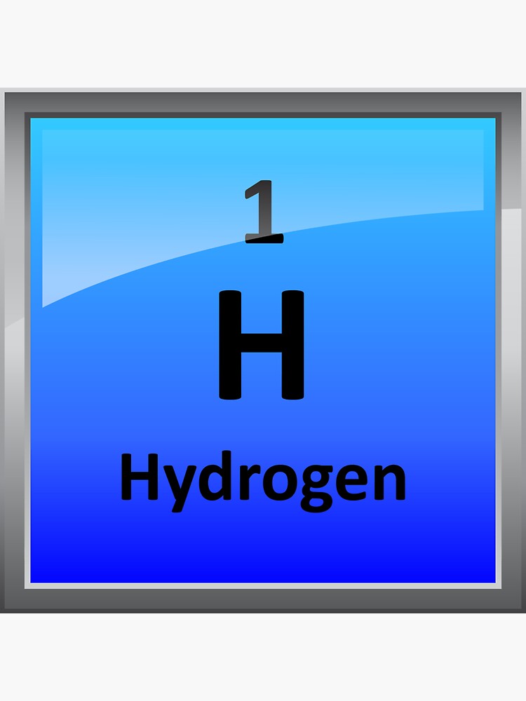 Hydrogen Element Tile Periodic Table Sticker For Sale By Sciencenotes Redbubble 4741