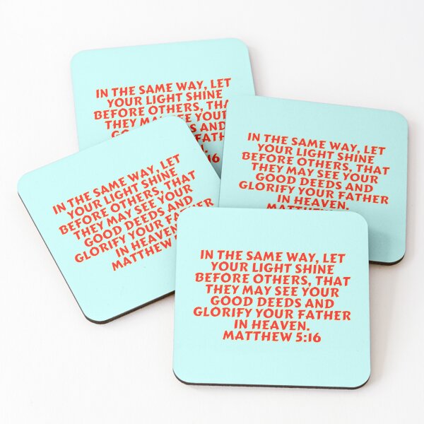 Item preview, Bible Verse Matthew 5:16 designed and sold by Prayingwarrior.