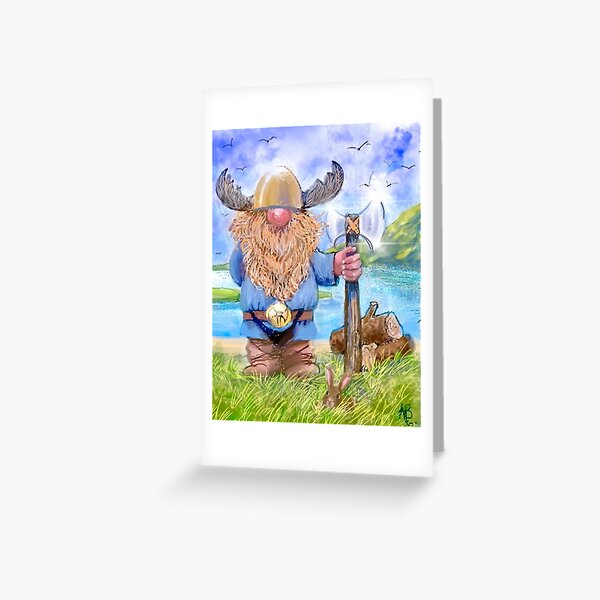 Axel Greatchopper Greeting Card