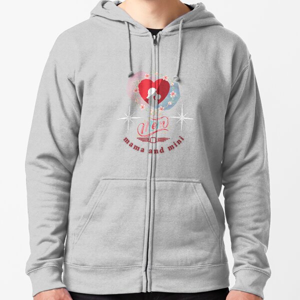mama and little man hoodies