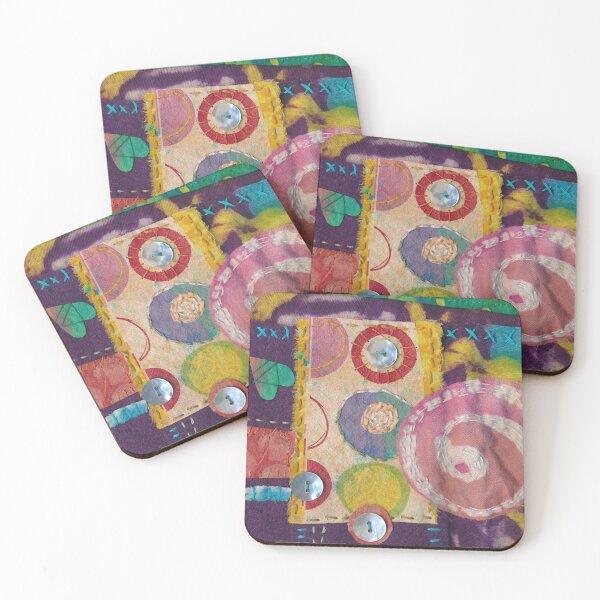 Item preview, Mini quilt spiral button designed and sold by nighthawkstudio.