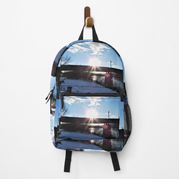 Item preview, sun set on a winters day designed and sold by Zarabeaver.