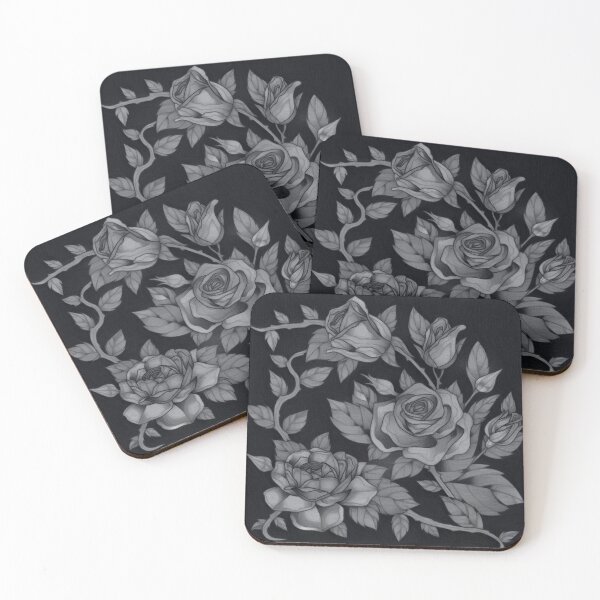 Item preview, Black and White Old Rose designed and sold by rossdave.