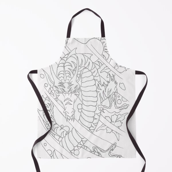 Item preview, Water Dragon outline designed and sold by keegzflashart.