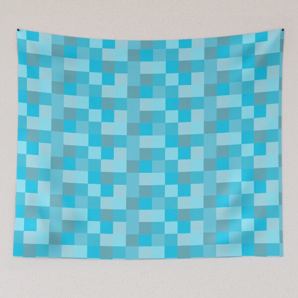 Item preview, Blue Squares in a Checkerboard Repeating Pattern designed and sold by ksrogersdesigns.