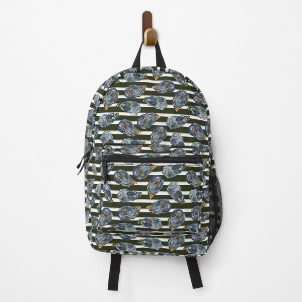 Item preview, Oysters on the half shell olive stripes designed and sold by cityette.