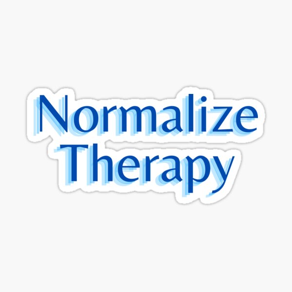 Normalize Therapy Sticker