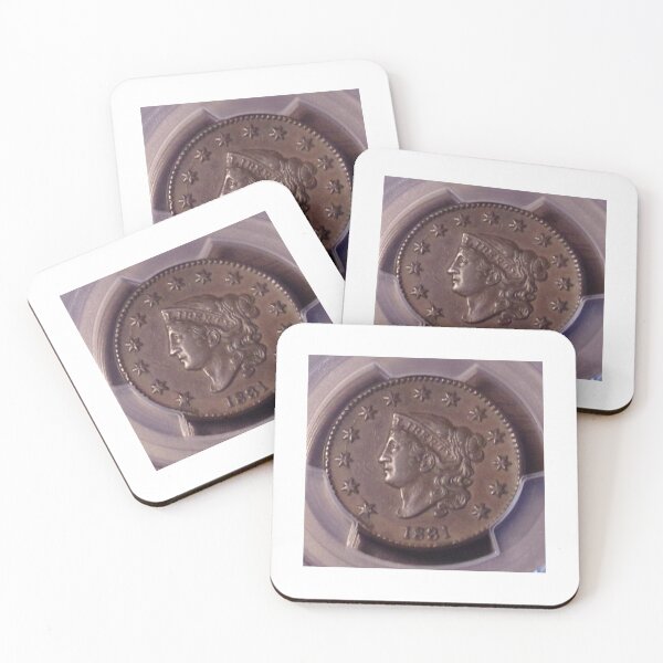 Item preview, 1831 Large Cent  designed and sold by coinsxcrochet.