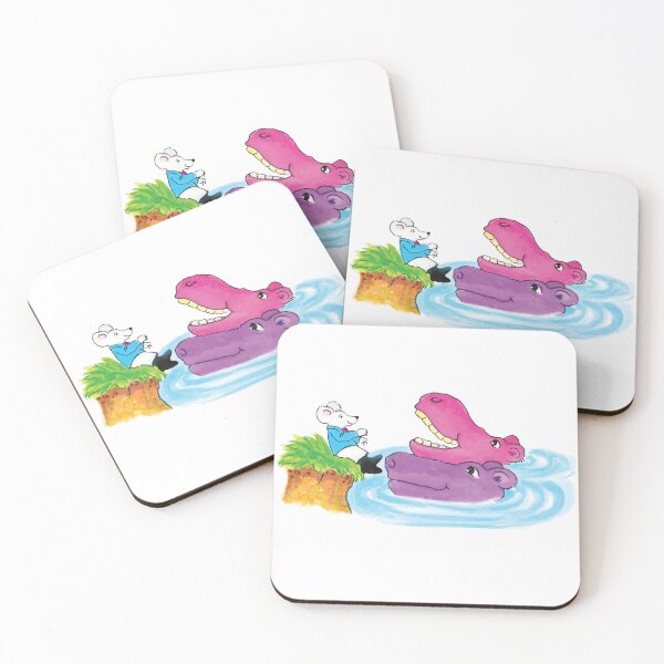 Item preview, "King Leo’s Palace Mouse Inviting Hippos" designed and sold by gigiamal.