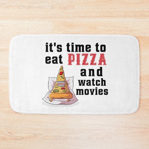 Item preview, it's time to eat Pizza and watch movies designed and sold by RAIID.