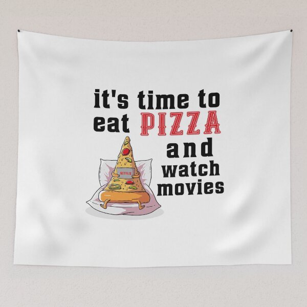 Item preview, it's time to eat Pizza and watch movies designed and sold by RAIID.