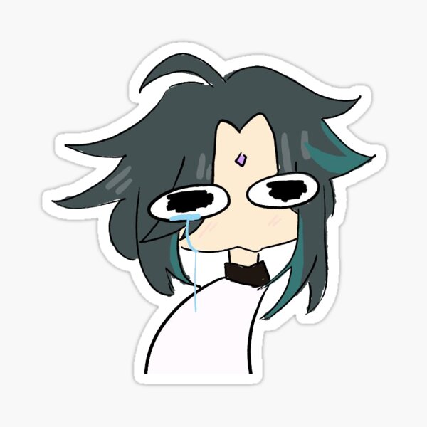 Xiao triste Sticker