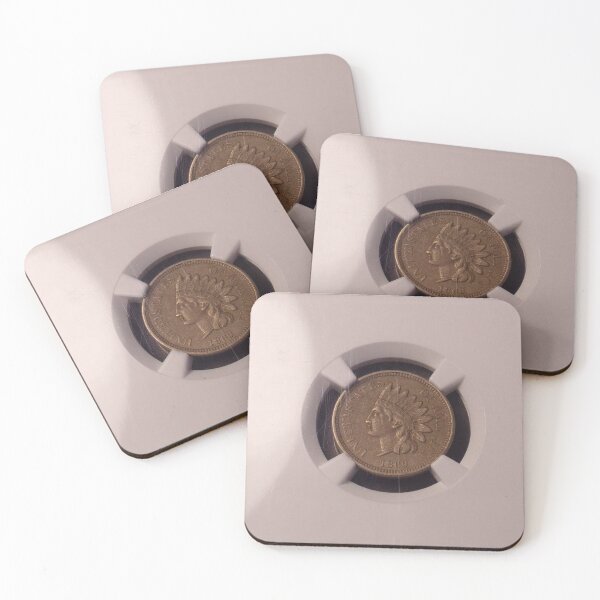 Item preview, 1860 Pointed Bust Indian Cent designed and sold by coinsxcrochet.