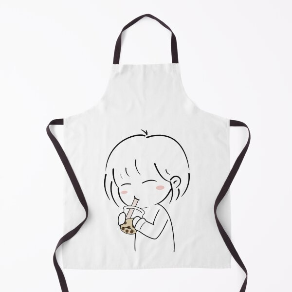 Item preview, Girl Drinking Bubble Tea designed and sold by 1uponadesign-ae.