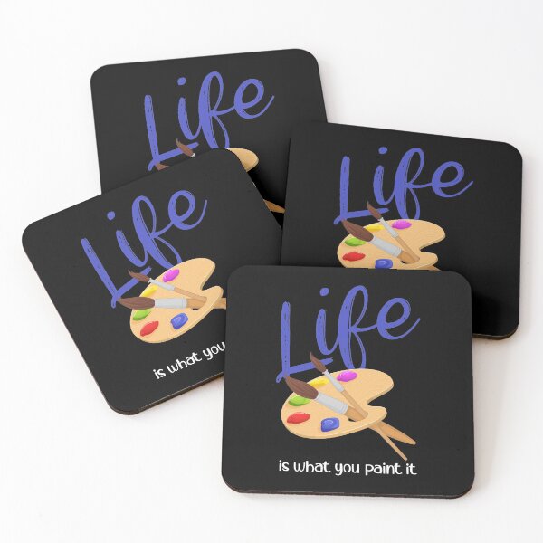 Item preview, Paint Palette Brush Artist Life Quote product designed and sold by jakehughes2015.