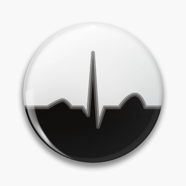 Item preview, Normal Sinus Rhythm - Black and Gray designed and sold by Artsy-Chemist.