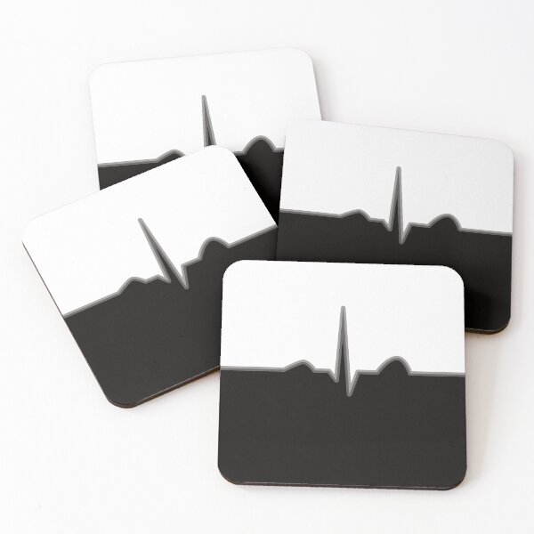 Item preview, Normal Sinus Rhythm - Black and Gray designed and sold by Artsy-Chemist.
