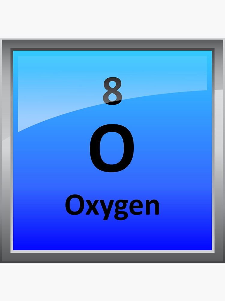 oxygen-element-tile-periodic-table-sticker-for-sale-by-sciencenotes