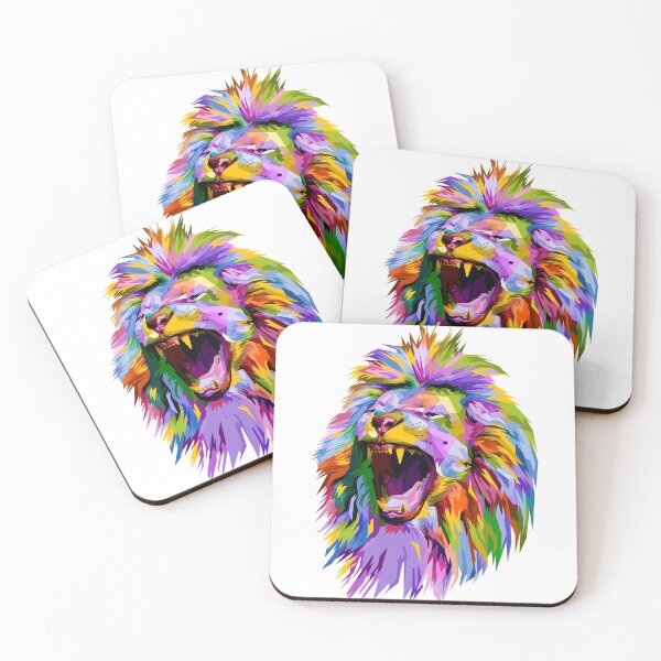 Item preview, Lion Colorful Portrait designed and sold by Caroodoo.