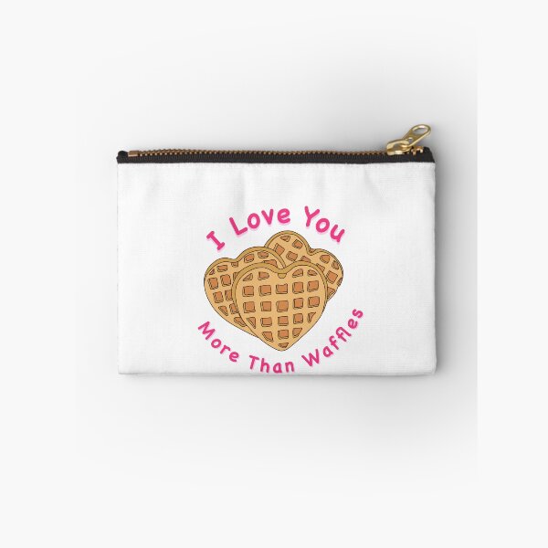 Item preview, I love you more than waffles cute heart doodle. designed and sold by alex-aleida.