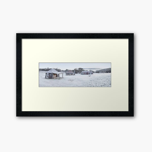 Frosty Coolamine Homestead, Kosciuszko National Park, New South Wales, Australia Framed Art Print