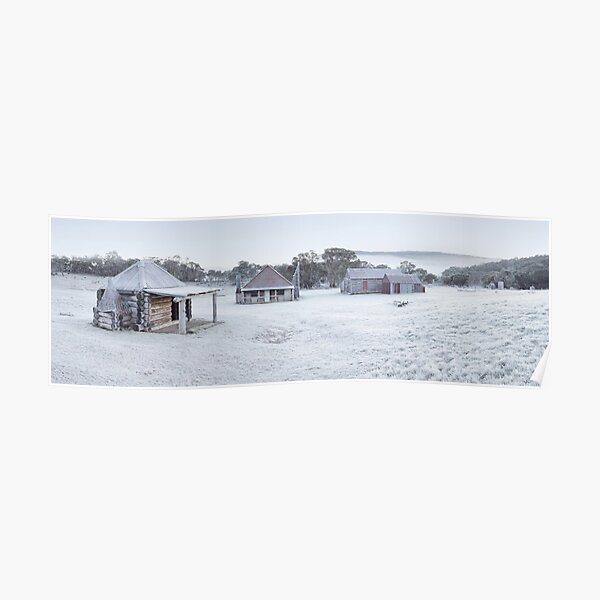 Frosty Coolamine Homestead, Kosciuszko National Park, New South Wales, Australia Poster