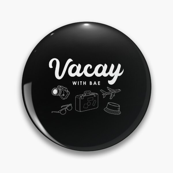 Item preview, Vacay With Bae Couples Trip Baecay Baecation print designed and sold by jakehughes2015.