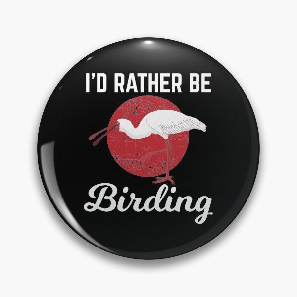 Item preview, Birding Birdwatching Spoonbill Bird graphic designed and sold by jakehughes2015.