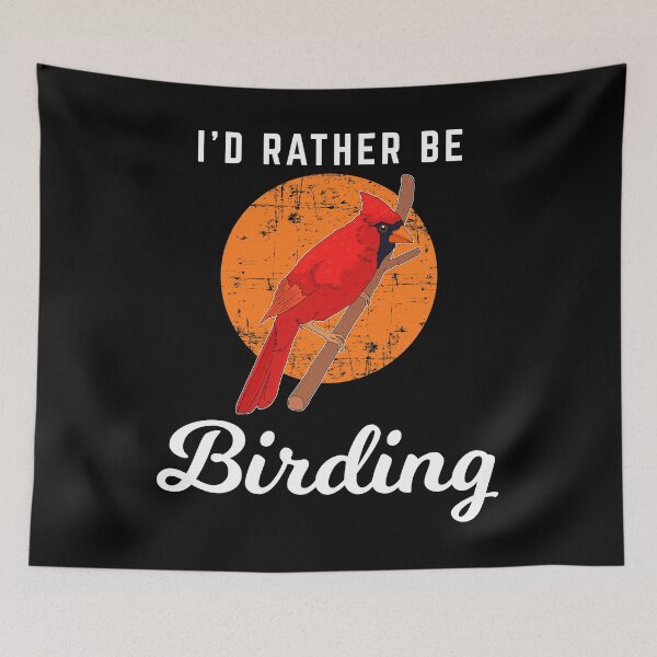 Item preview, Birding Birdwatching Northern Cardinal Bird design designed and sold by jakehughes2015.