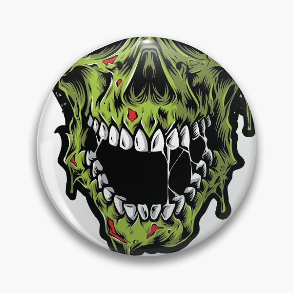 Item preview, Zombie Monster Skull Head designed and sold by Ras-man93.
