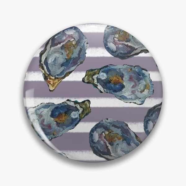 Item preview, Oysters on the half shell- lilac stripes  designed and sold by cityette.