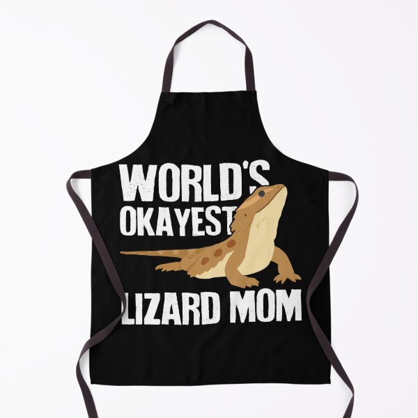 Item preview, World's Okayest Lizard Mom designed and sold by Clara Hollins.