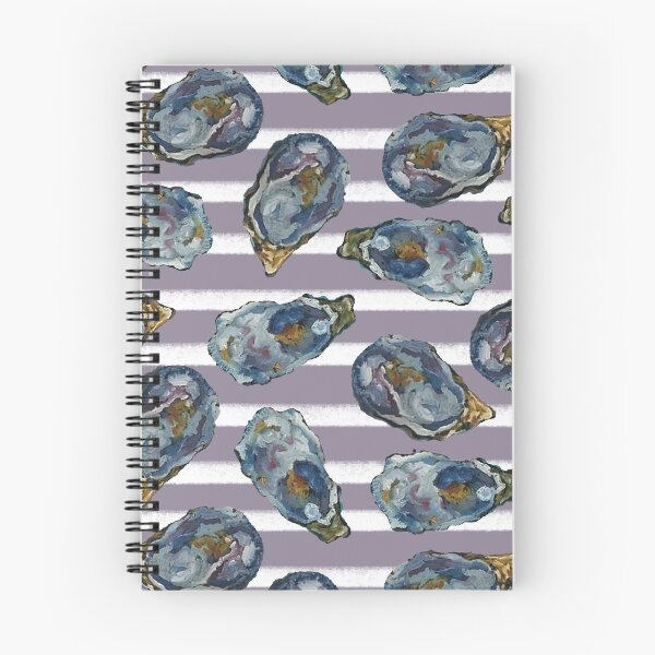 Item preview, Oysters on the half shell- lilac stripes  designed and sold by cityette.
