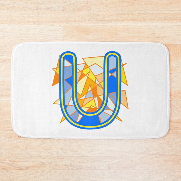 Item preview, Blue Letter U designed and sold by artfulnotebook.