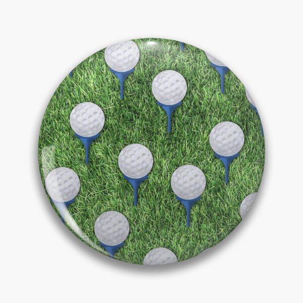 Item preview, Golf Ball and Tees Pattern with Grass designed and sold by Gsallicat.