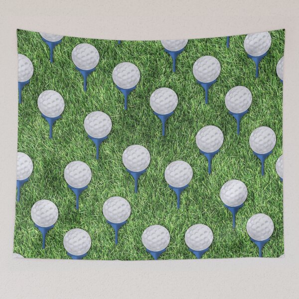 Item preview, Golf Ball and Tees Pattern with Grass designed and sold by Gsallicat.