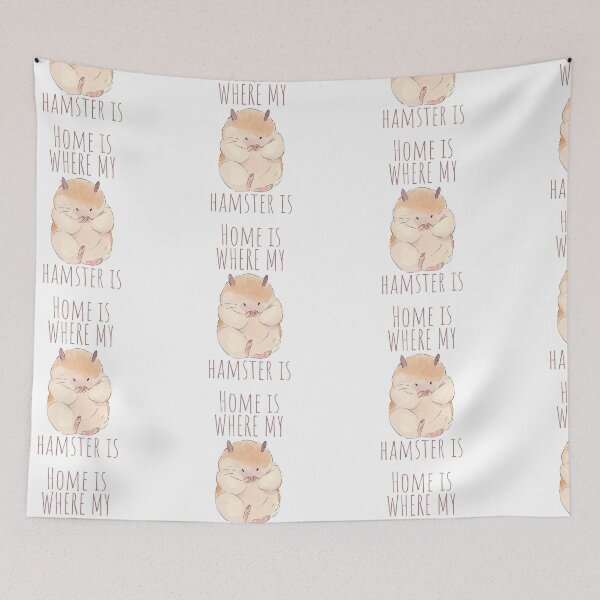 Item preview, Home Is Where My Hamster Is designed and sold by SweetAndSpice.