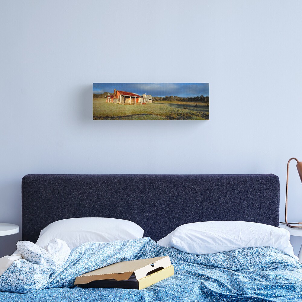 Morning Light finds Coolamine Homestead, Kosciuszko National Park, New South Wales, Australia Canvas Print