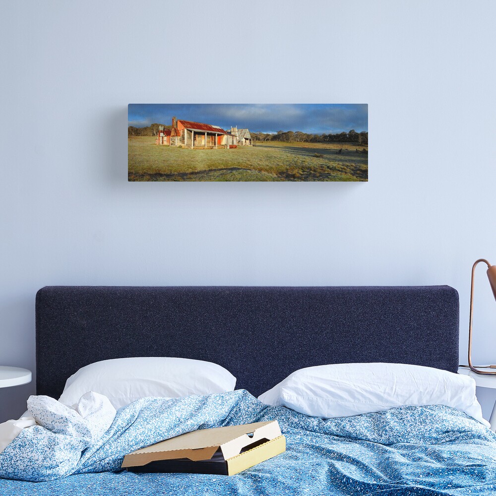 Morning Light finds Coolamine Homestead, Kosciuszko National Park, New South Wales, Australia Canvas Print