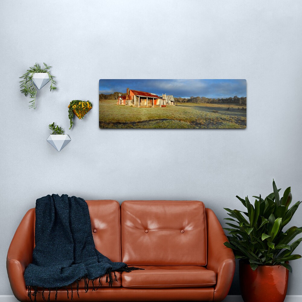 Morning Light finds Coolamine Homestead, Kosciuszko National Park, New South Wales, Australia Metal Print