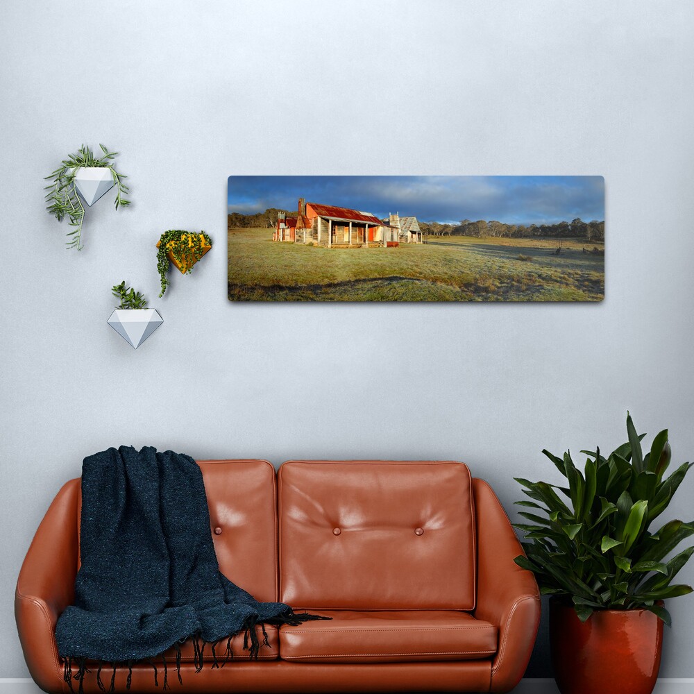 Morning Light finds Coolamine Homestead, Kosciuszko National Park, New South Wales, Australia Metal Print