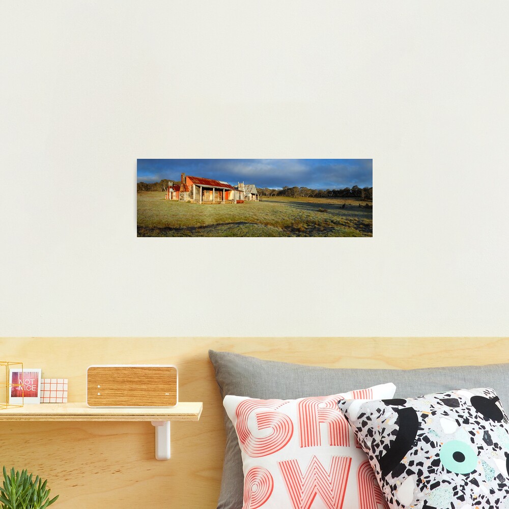 Morning Light finds Coolamine Homestead, Kosciuszko National Park, New South Wales, Australia Photographic Print