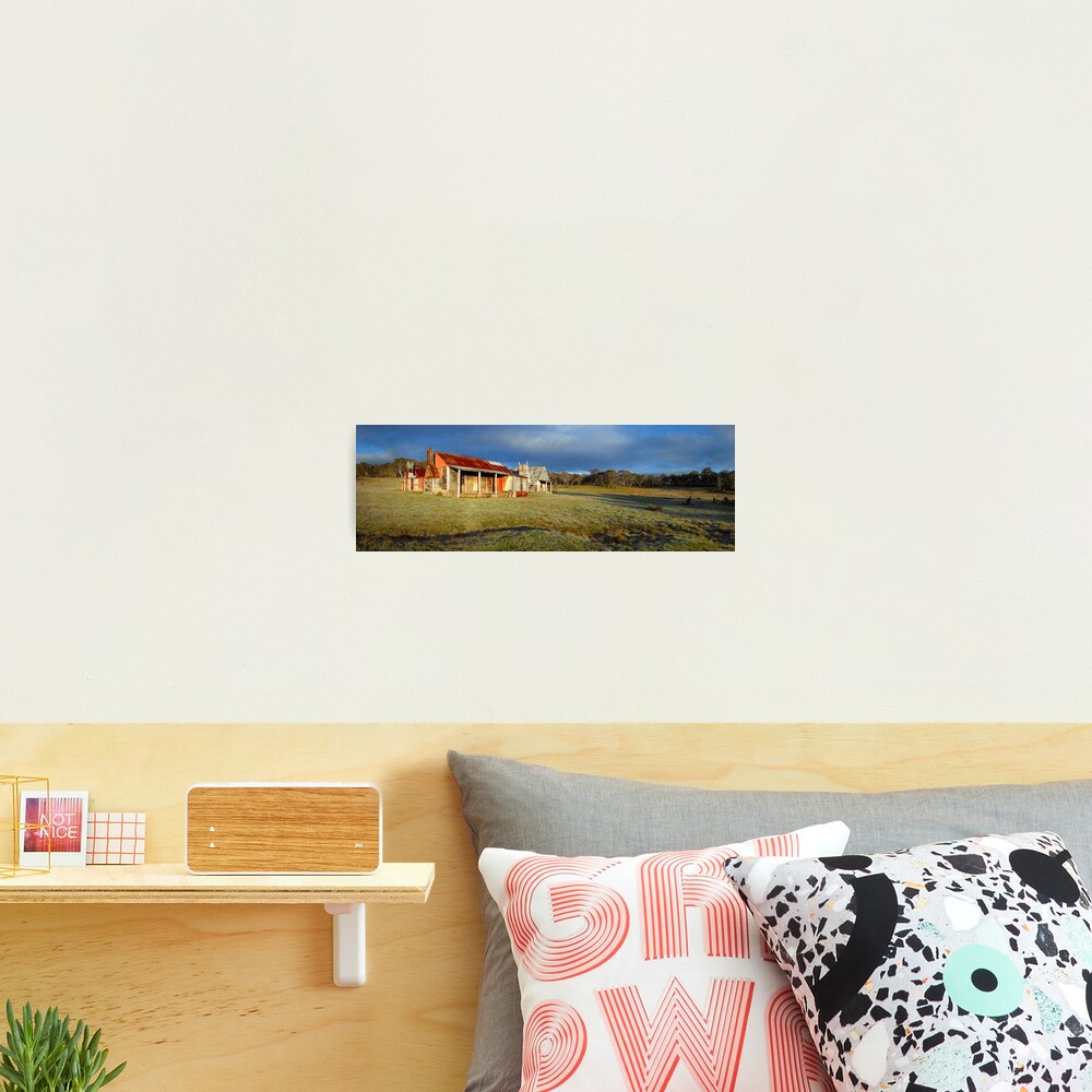 Morning Light finds Coolamine Homestead, Kosciuszko National Park, New South Wales, Australia Photographic Print
