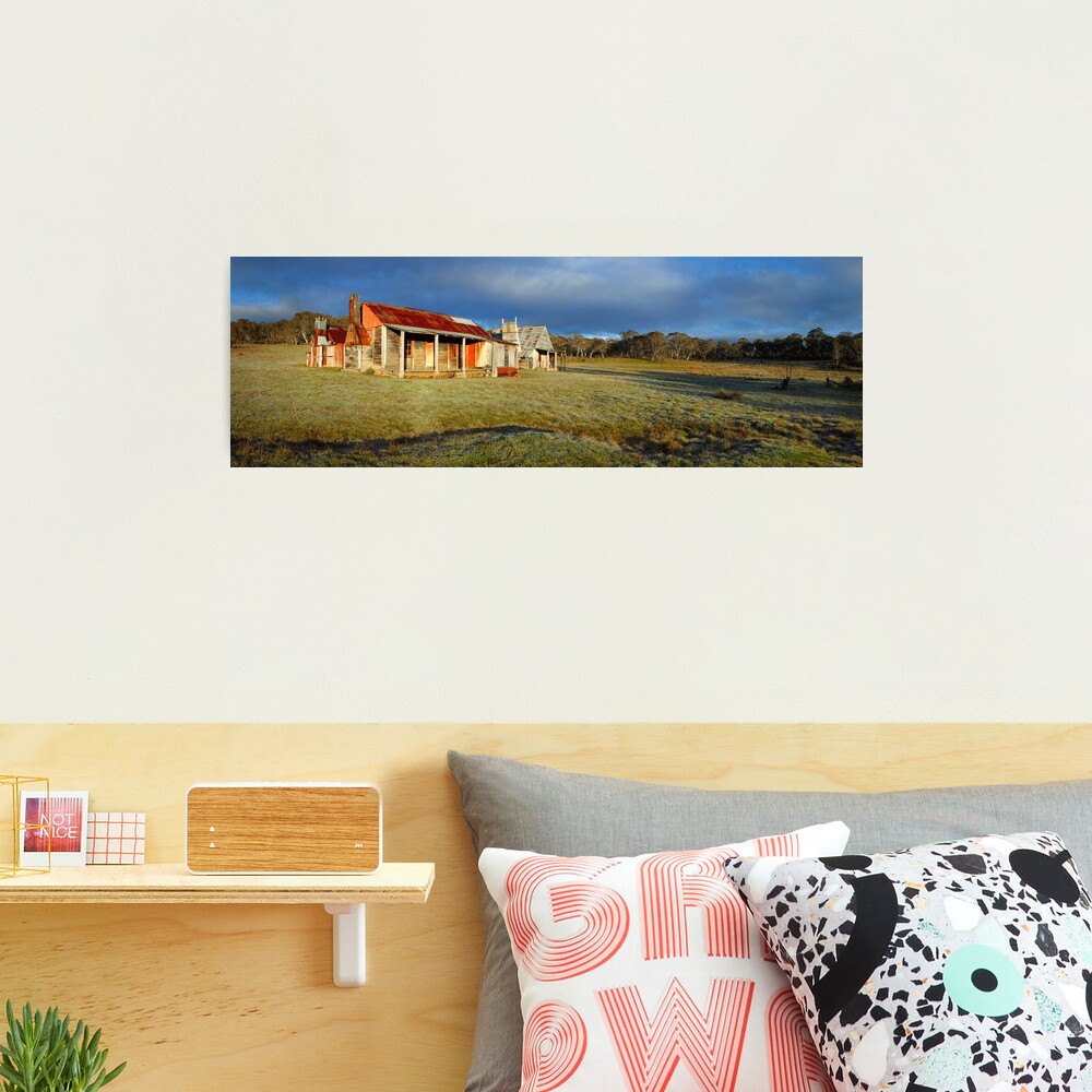 Morning Light finds Coolamine Homestead, Kosciuszko National Park, New South Wales, Australia Photographic Print