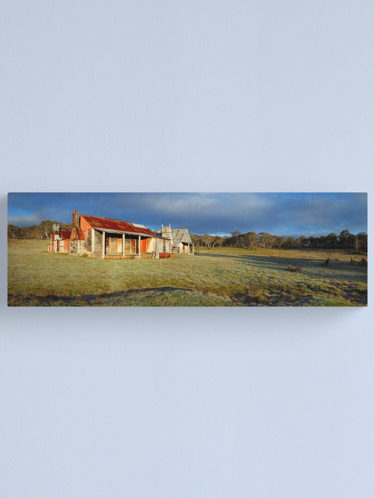 Alternate view of Morning Light finds Coolamine Homestead, Kosciuszko National Park, New South Wales, Australia Canvas Print