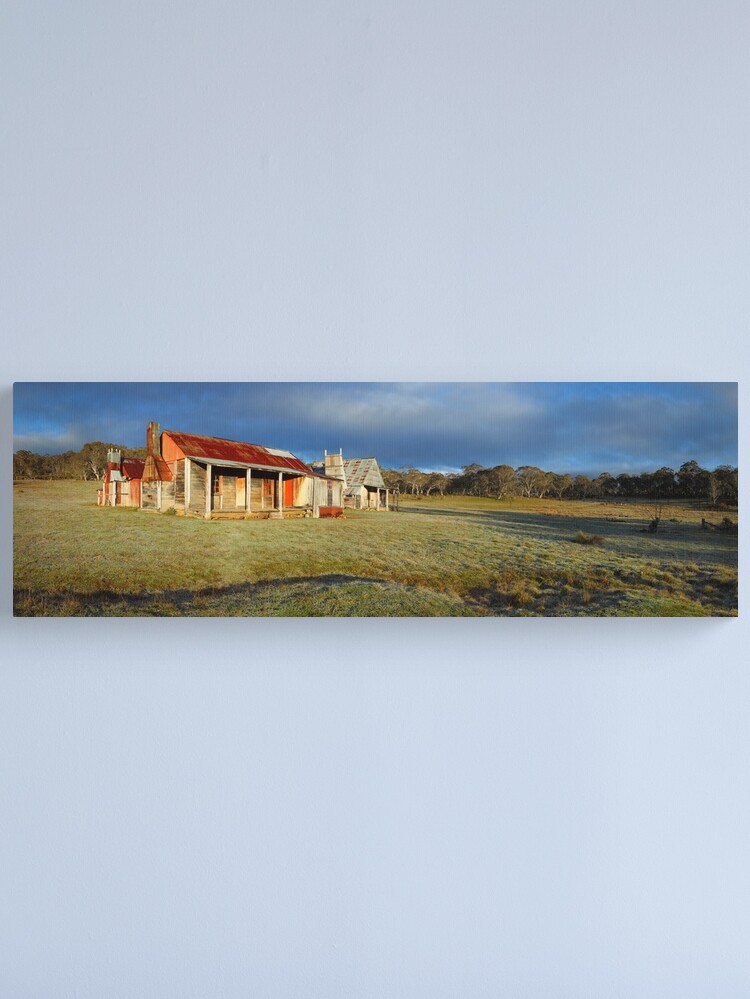Alternate view of Morning Light finds Coolamine Homestead, Kosciuszko National Park, New South Wales, Australia Canvas Print