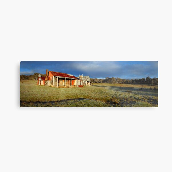Morning Light finds Coolamine Homestead, Kosciuszko National Park, New South Wales, Australia Metal Print