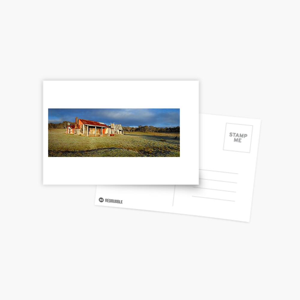 Morning Light finds Coolamine Homestead, Kosciuszko National Park, New South Wales, Australia Postcard