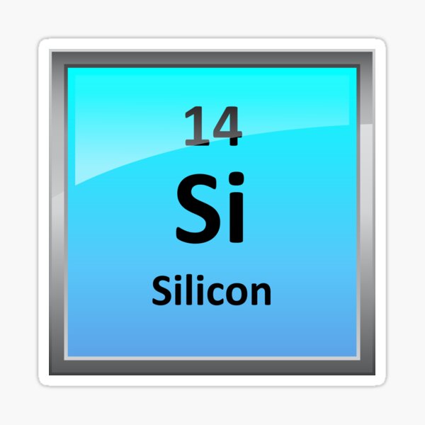 Silicon Element Tile Periodic Table Sticker For Sale By Sciencenotes Redbubble 5260