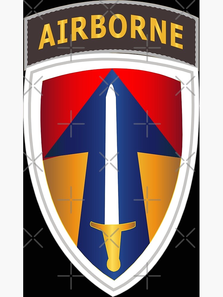 "Army II Field Force w Airborne Tab LRRP" Poster by twix123844